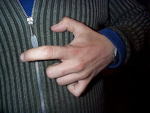 Richard Roberts's Finger